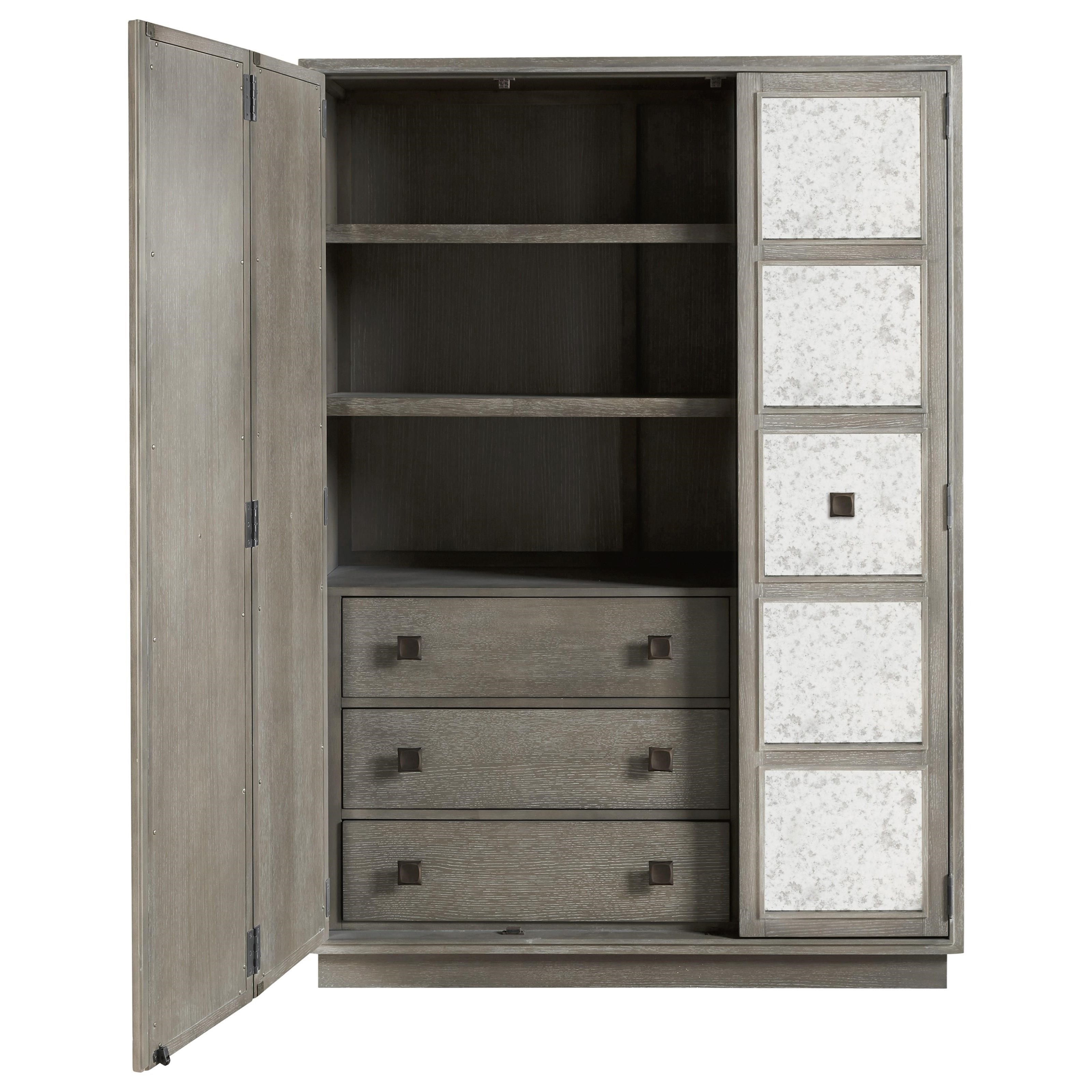 Universal top furniture armoire